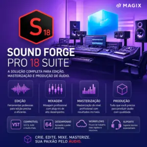Sound Forge 18 Pro Suite Envio Imediato